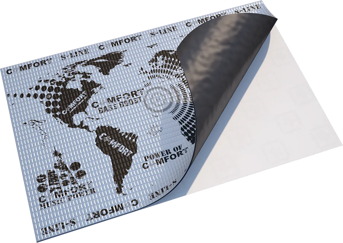 Вибропоглощающий материал ComfortMat S2 0,5х0,7 (1уп-10л) (1л) - фото