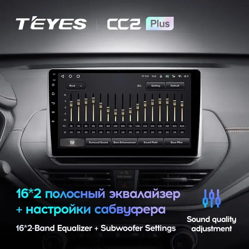 Комплект магнитолы TEYES CC3L 10.2" для Nissan Altima