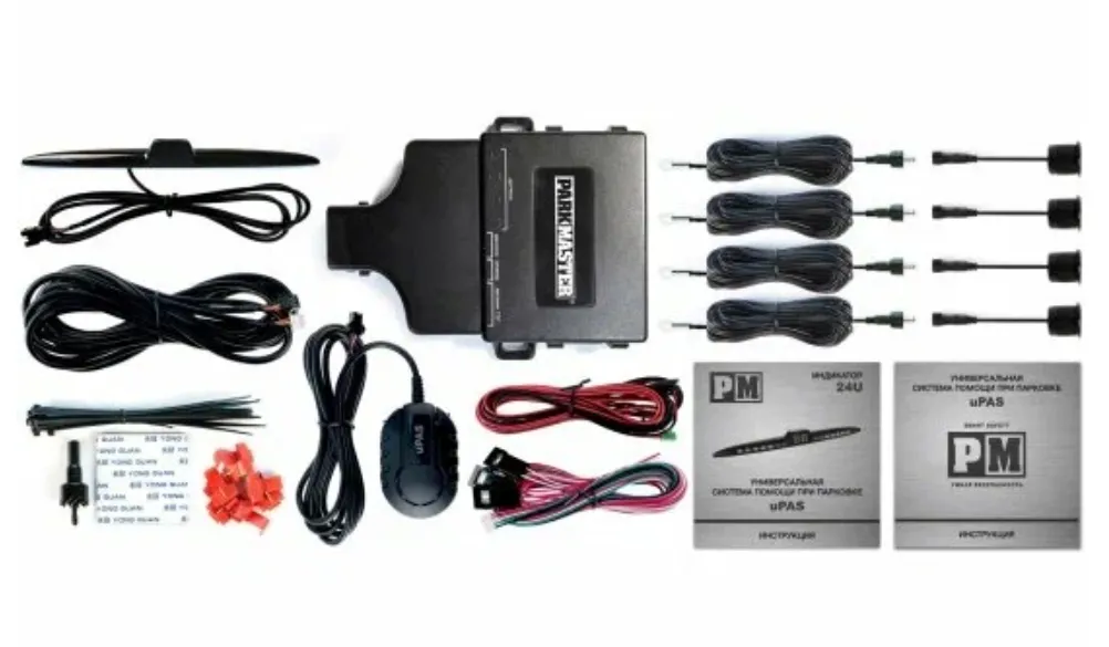 Парковочный радар ParkMaster 24U-4-A Silver - фото Парковочный радар ParkMaster 24U-4-A Silver - фото