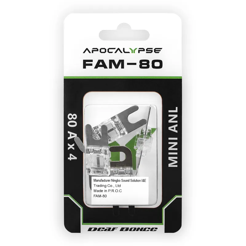 Предохранитель Deaf Bonce FAM-80, 80A (4шт упаковка) - фото Предохранитель Deaf Bonce FAM-80, 80A (4шт упаковка) - фото