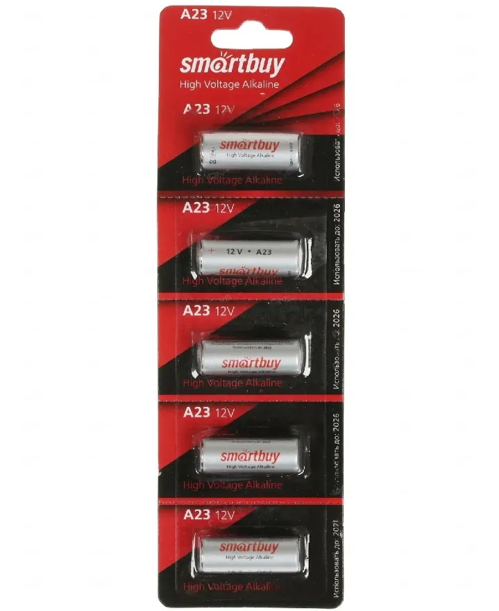 Элемент Smartbuy A23 BL5 SBBA-23A5B - фото Элемент Smartbuy A23 BL5 SBBA-23A5B - фото