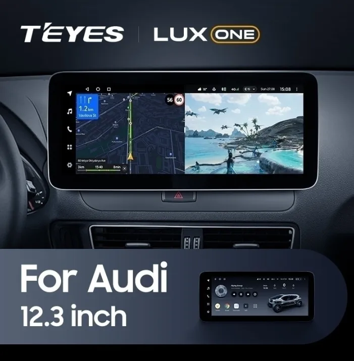 ШГУ Teyes LUX ONE Audi Q5 8R 2008-2017, 12.3" - фото
