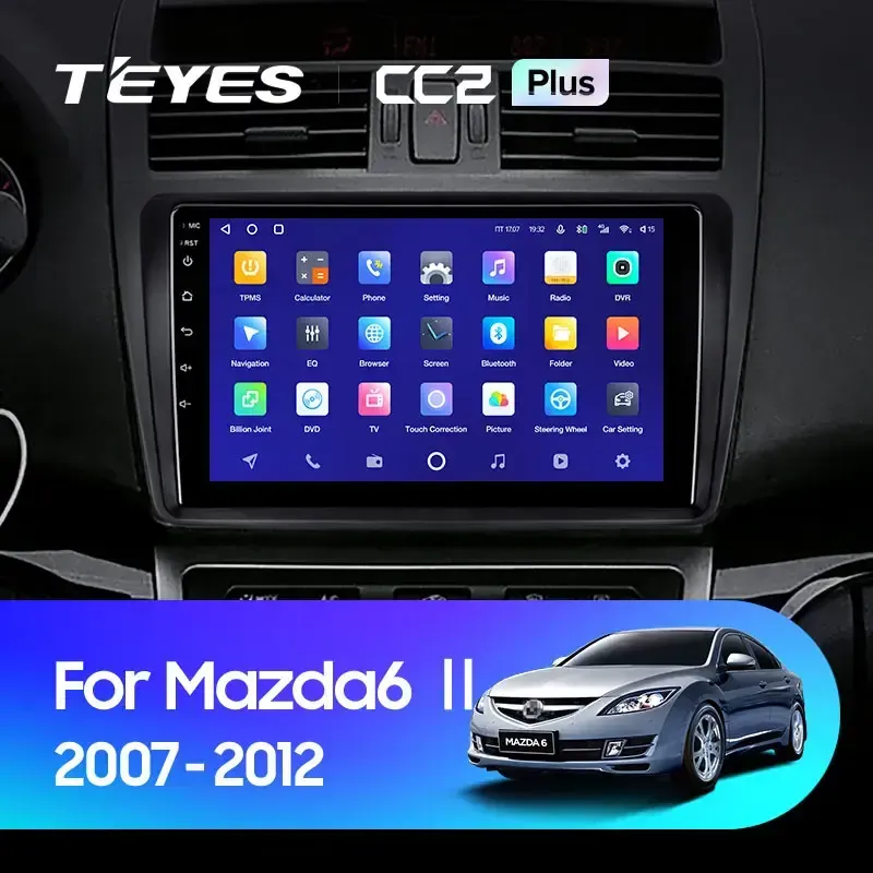 Комплект магнитолы TEYES CC2 Plus 9.0" для Mazda 6 GH 2007-2013