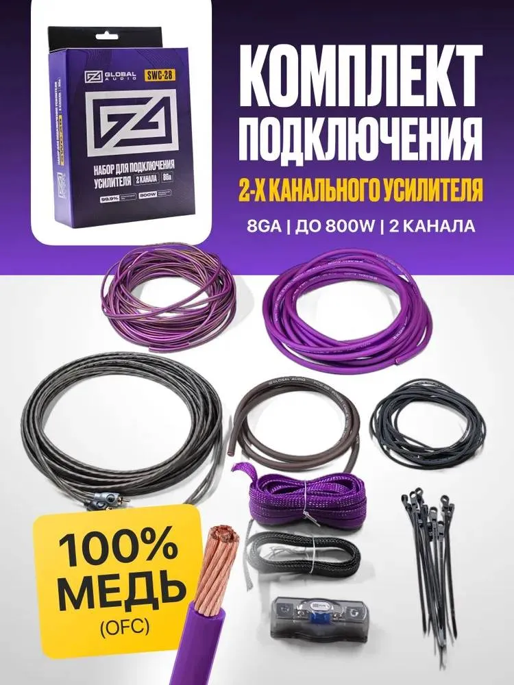 Установочный набор Global Audio SWC-28  - фото Установочный набор Global Audio SWC-28  - фото