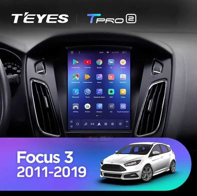 ШГУ Teyes Tpro 2 4/64 GB Ford Focus 3 2011-2019 - фото