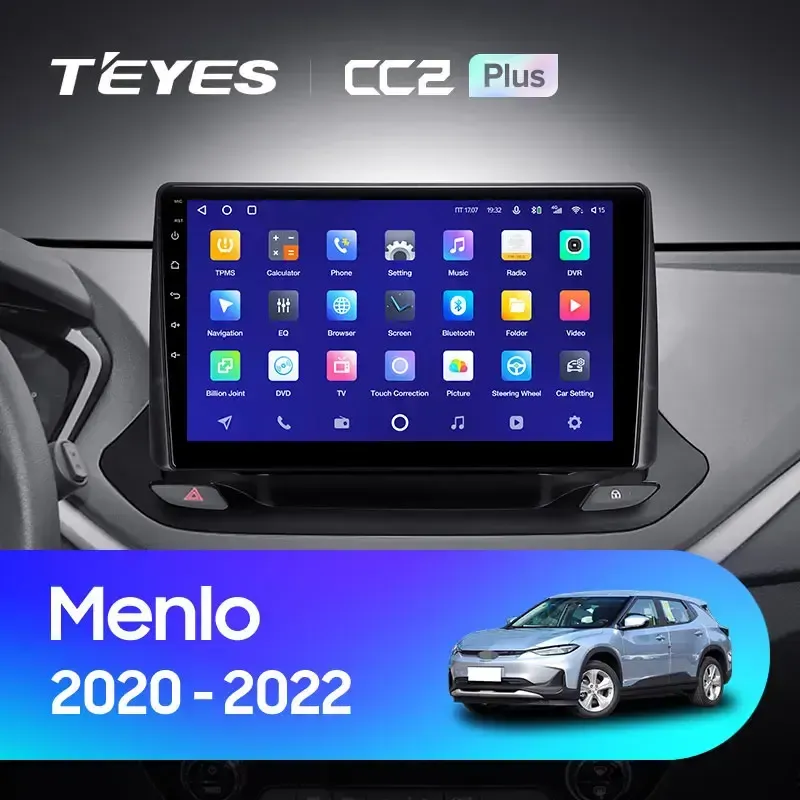 Комплект магнитолы TEYES CC2 Plus 10.2" для Chevrolet Menlo I 2019-2023