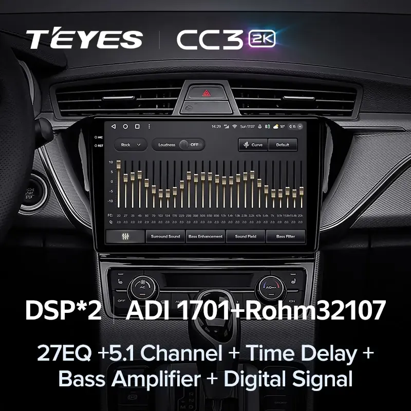 Комплект магнитолы TEYES CC3 2K 10.36" для Geely GS I 2016-2023
