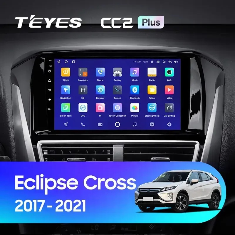 Комплект магнитолы TEYES CC2 Plus 10.2" для Mitsubishi Eclipse Cross I 2017-2023