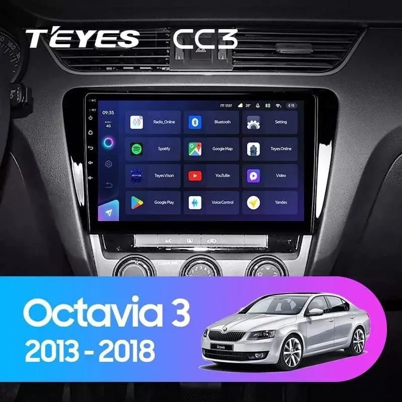 ШГУ Teyes CC3 6/128 GB Octavia A7 2013-2018 - фото