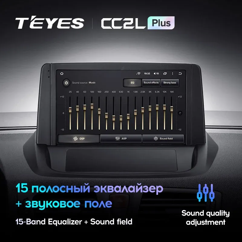 Комплект магнитолы TEYES CC2 Plus 9.0" для Renault Fluence I 2009-2017