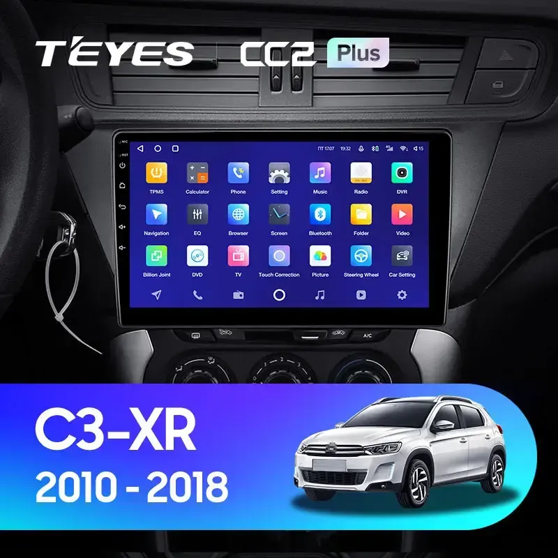 Комплект магнитолы TEYES CC2 Plus 10.2" для Citroen C3 II 2009-2016