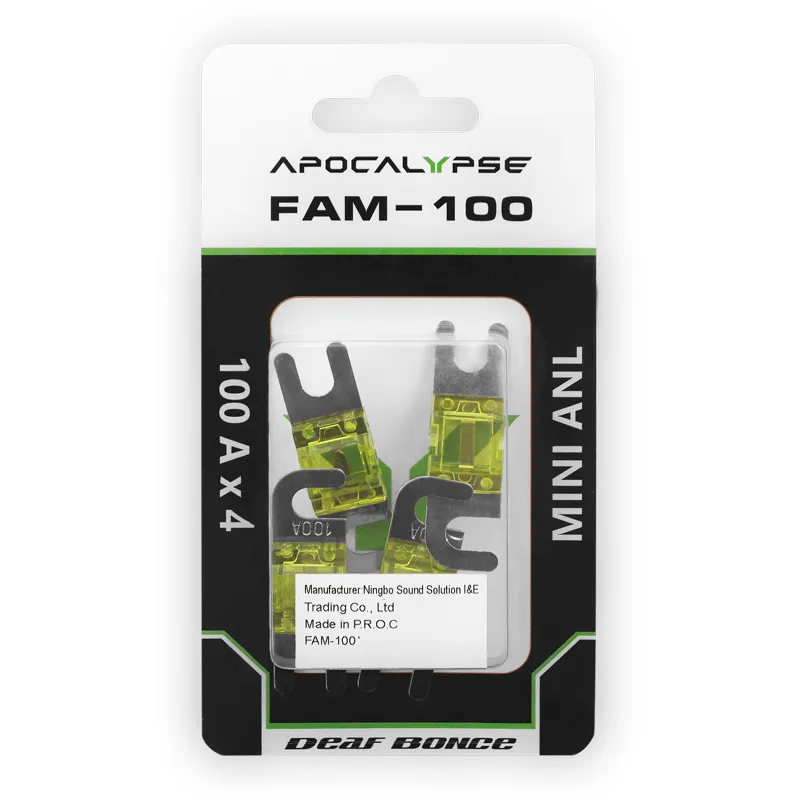 Предохранитель Deaf Bonce FAM-100, 100A (4шт упаковка) - фото Предохранитель Deaf Bonce FAM-100, 100A (4шт упаковка) - фото