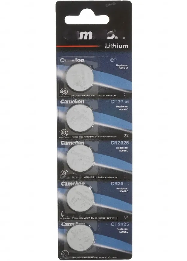 Элемент Camelion CR2025 BL5 - фото Элемент Camelion CR2025 BL5 - фото