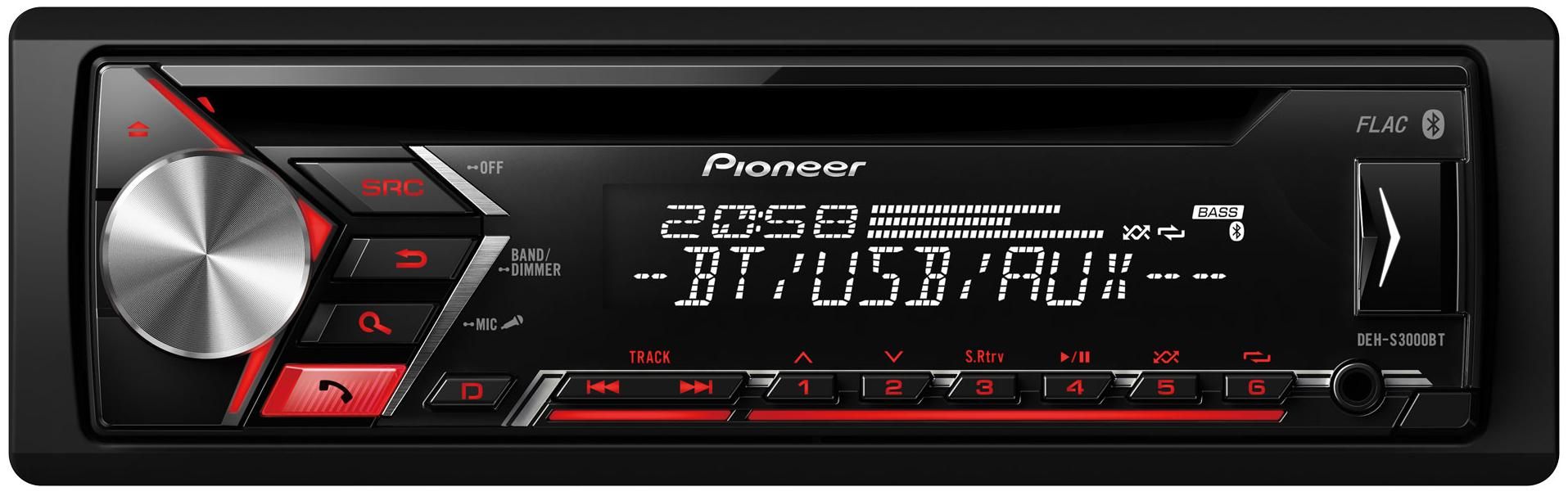 USB - ресивер Pioneer DEH-S3000BT - фото