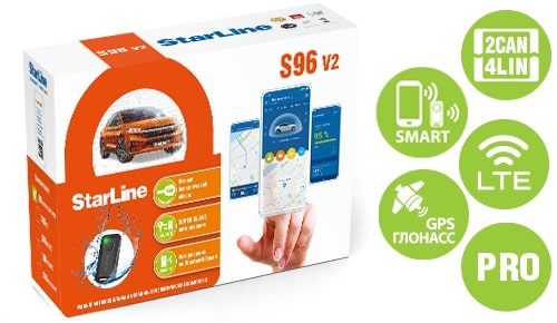 Автосигнализация StarLine S96 V2 LTE-GPS PRO - фото